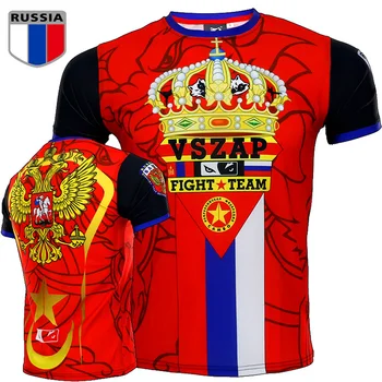

VSZAP MUAY THAI THAI fighting sport short sleeved T-shirt fovboq fitness tiger MMA
