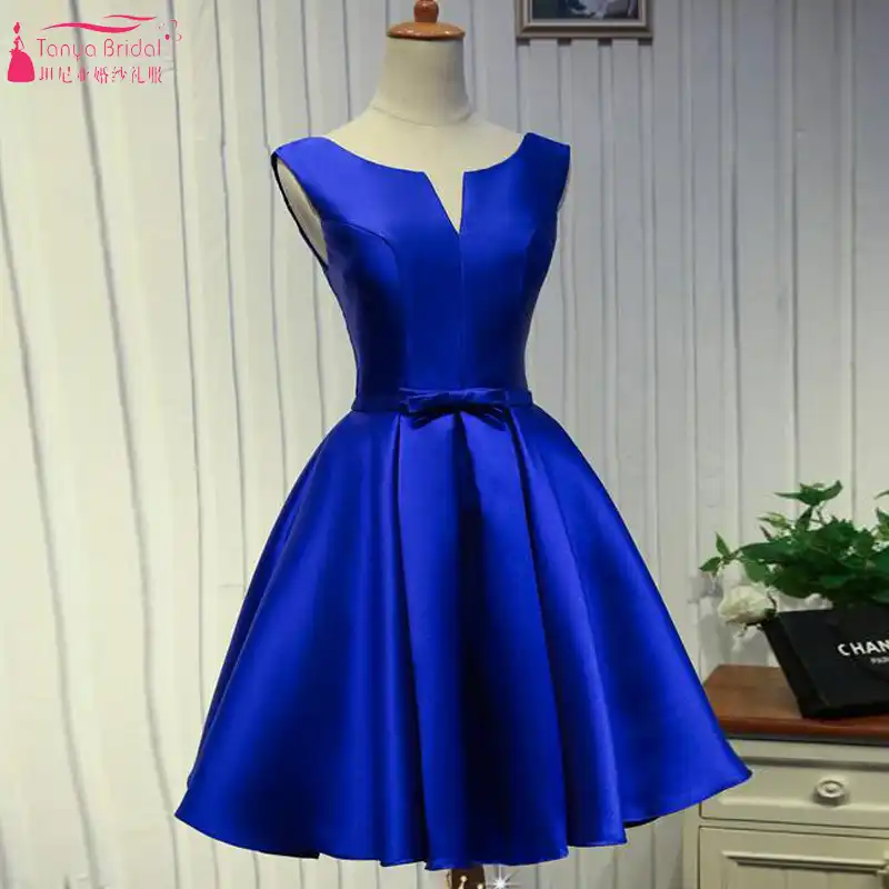 royal blue maids dresses