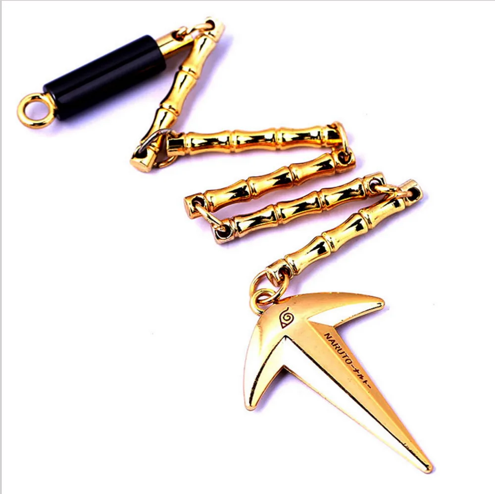 4 типа Аниме Наруто ниндзя брелок для ключей Uzumaki Naruto Namikaze Minato Kunai модельный