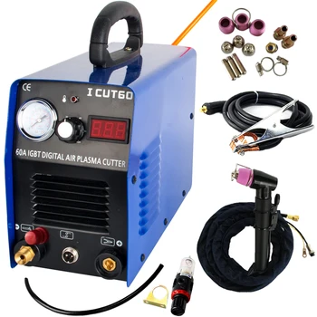 

Tosense New Factory Direct Sale Plasma Cutting Machine ICUT60P 220V 60A IGBT With WSD60P Consumables Fit Cutting Torch Free Post