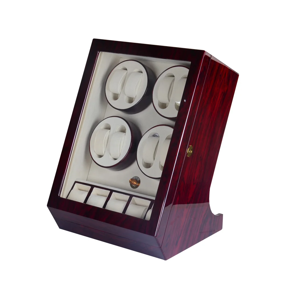 Часы winder Classic 8 + 5 автоматические часы с коробкой из розового дерева катушка