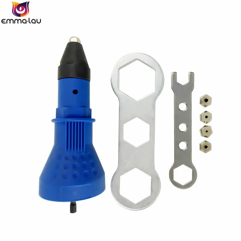 Electric Rivet Nut Gun Riveting Demel Tools Cordless Riveting Drill Adaptor Insert Nut Tools