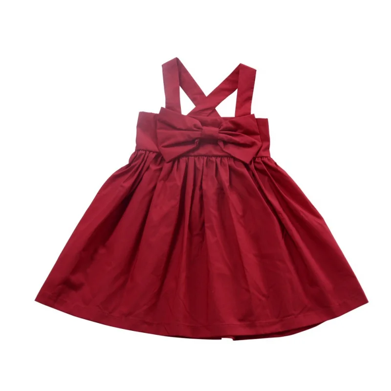 

Baby Girls Dress Summer Beach Style Party Backless Dresses For Girls Vintage Toddler Girl Clothing Vestido