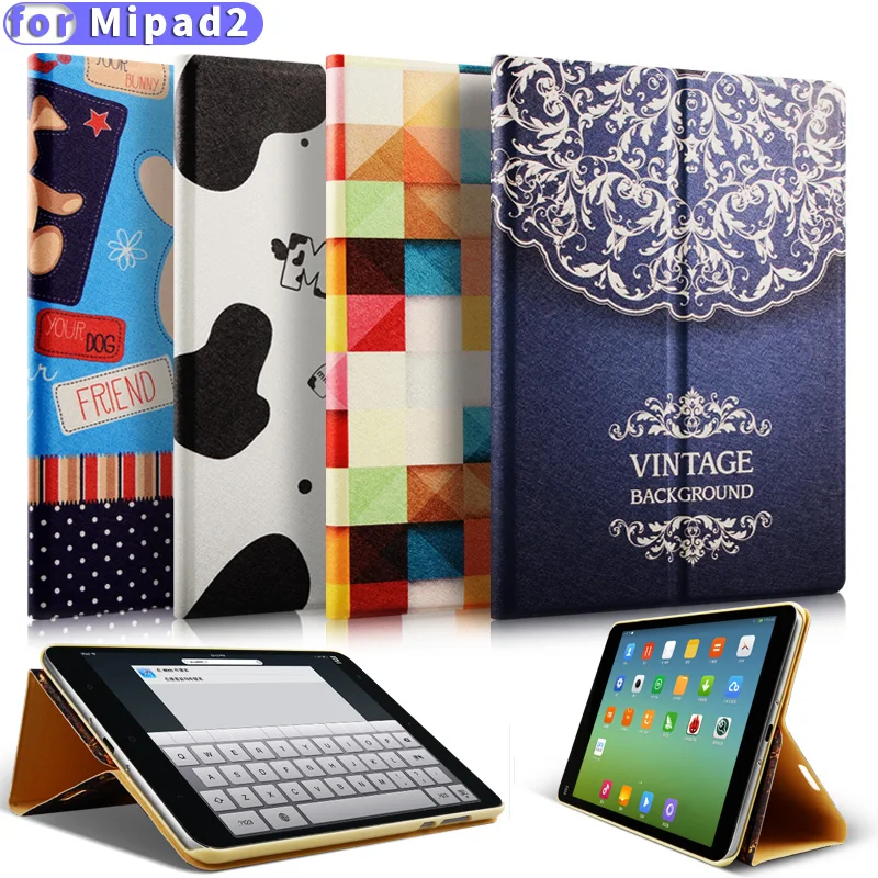 

RBP for MiPad 2 case for xiaomi mipad 2 case Cartoon pattern for mipad 3 case 7.9 inch Ultra-thin for xiaomi mi pad 2 cover