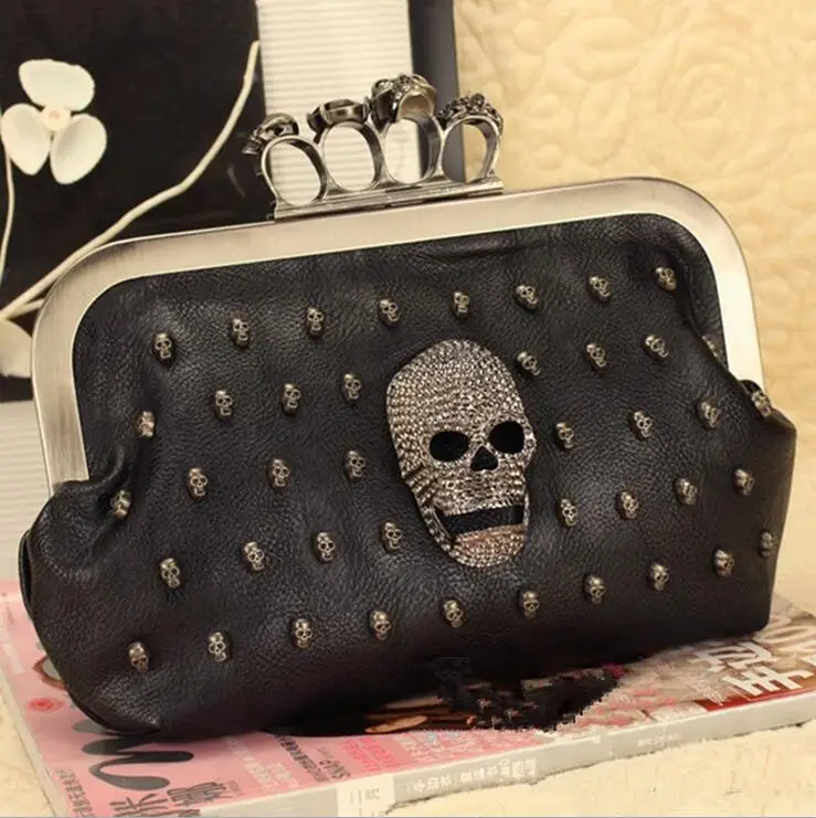 

newhotstacy bag 112516 women skull day clutch bag female fashion shoulder bag
