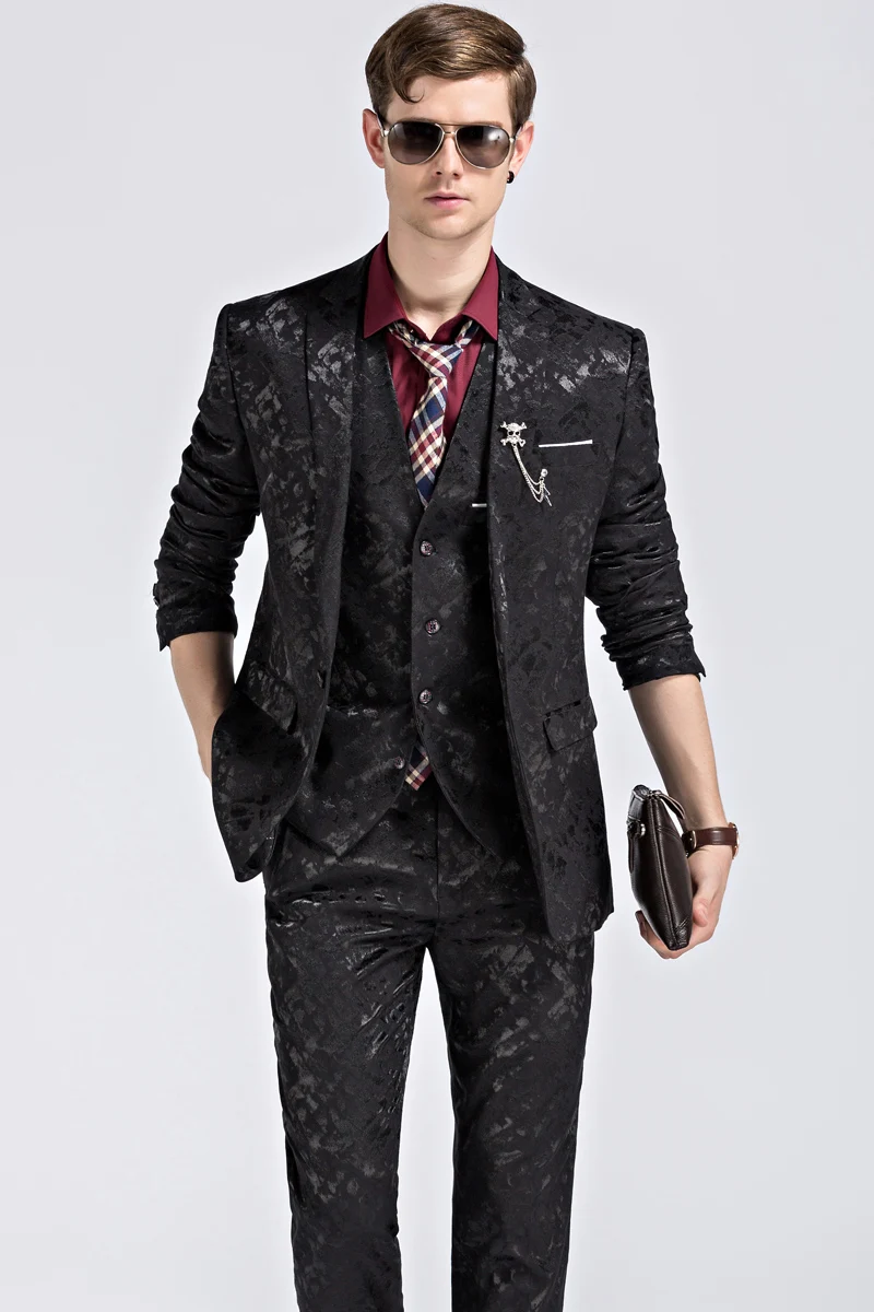 3piece mens suit latest coat pant 