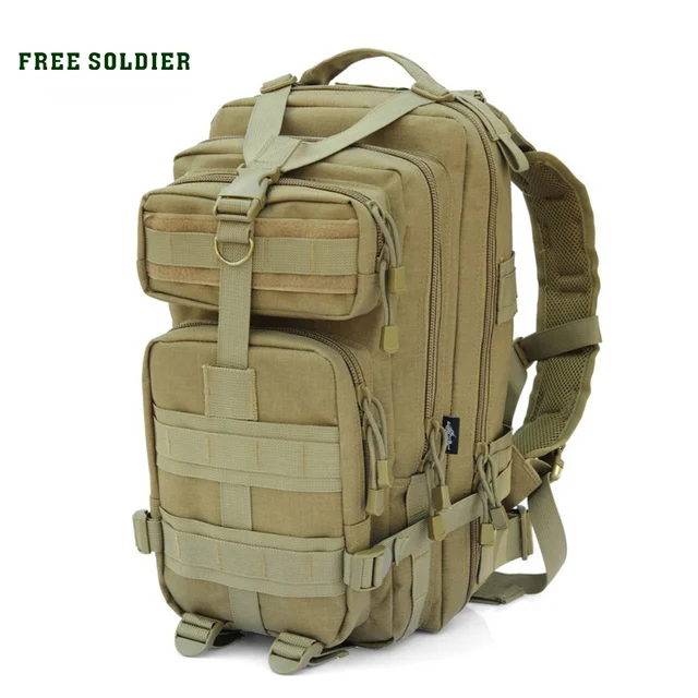 FREE SOLDIER 100% нейлон, альпинистский рюкзак унисекс модернизации второго поколения рюкзак на двух лямках Локальная доставка