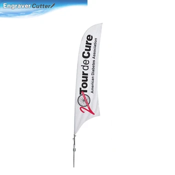 

9.8 ft Feather Banner with Spike Base (Double Sided Printing)