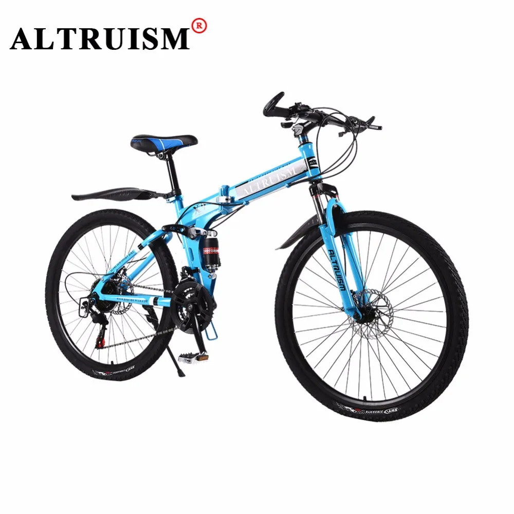 Altruism X9 Горный Велосипед Стали Floding 21 Скорость 26 дюймовый bicicleta bisiklet Bmx Двойной