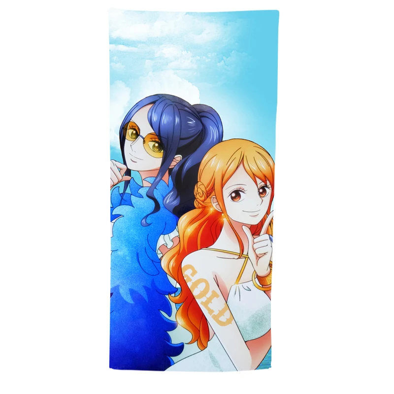 Anime Manga One Piece  Bath Towel  Beach Towel 001