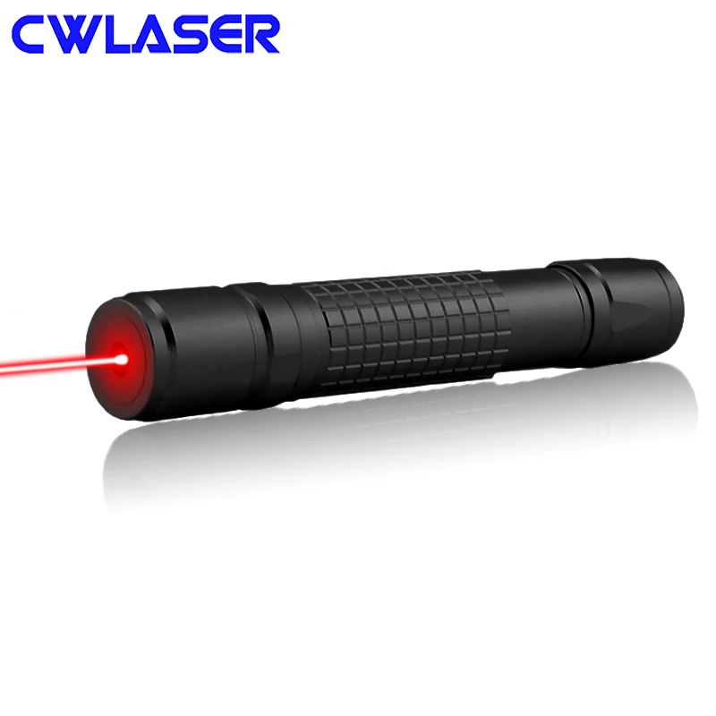 

CWLASER High Power 650nm Focusable Red Laser Pointer Presentation Laser Pointer Burning Laser Hunting Laser (Black)