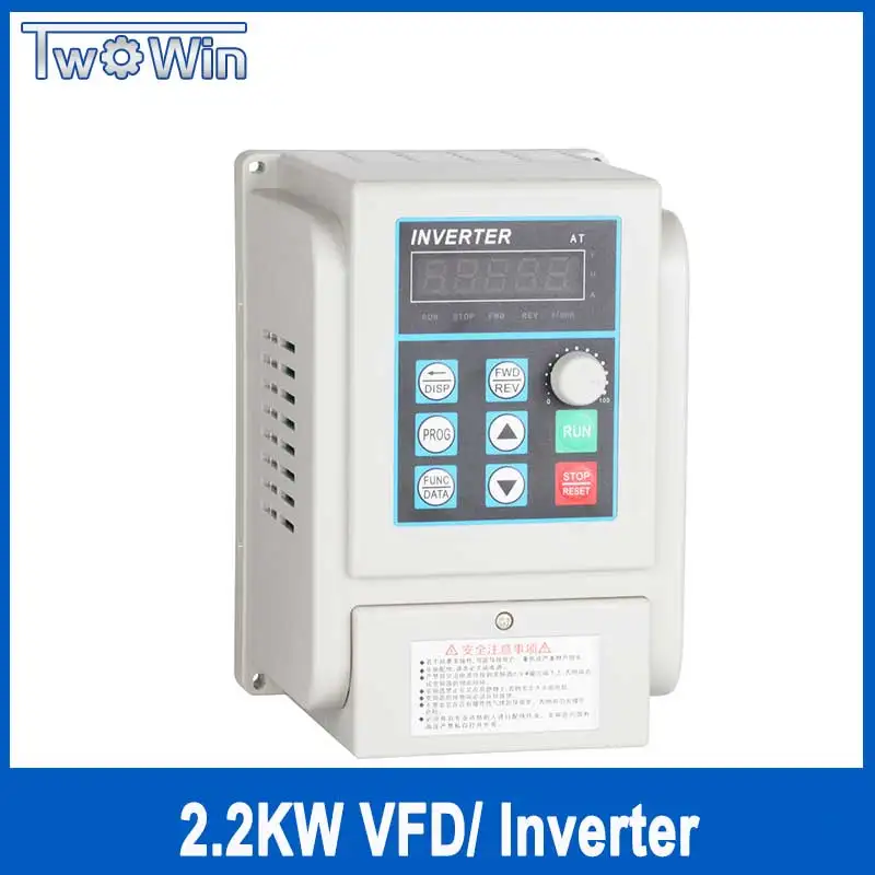 

1.5KW/2.2KW AC Frequency Converter 220V 1.5KW Variable Frequency Drive Converter VFD Speed Controller Converter