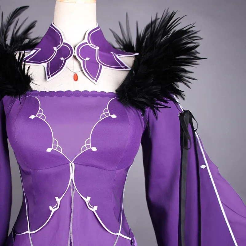 Fate/Grand заказ косплей Scathach Косплей Костюм волшебное платье Синий Фиолетовый одежда красота нарядное платье для девочки женщины Рождество