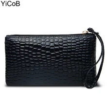 Handbags New Fashion Casual Women Bags Crocodile PU Leather Ladies Clutch Girls Handbag Bag Female Purse for Student