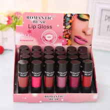 288pcs=12boxes DHL free Romantic Bear Lipgloss 24 hours Long Lasting Liquid Lipsticks Brand New in box hot Sale Lips Cosmetics 288pcs=12boxes DHL free Romantic Bear Lipgloss 24 hours Long Lasting Liquid Lipsticks Brand New in box hot Sale Lips Cosmetics