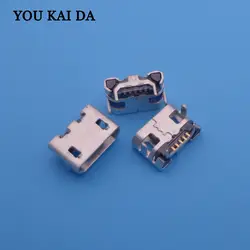 100 шт./лот для ASUS Блокнот 7 ME170C Мини Micro USB DC разъем зарядки Порты и разъёмы Разъем для замены