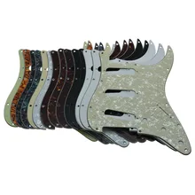 Dopro 11 agujero Vintage 62 Strat ST SSS Single Coil Pickups guitarra Pickguard Scratch Plate con tornillos para American Fender 62 ST