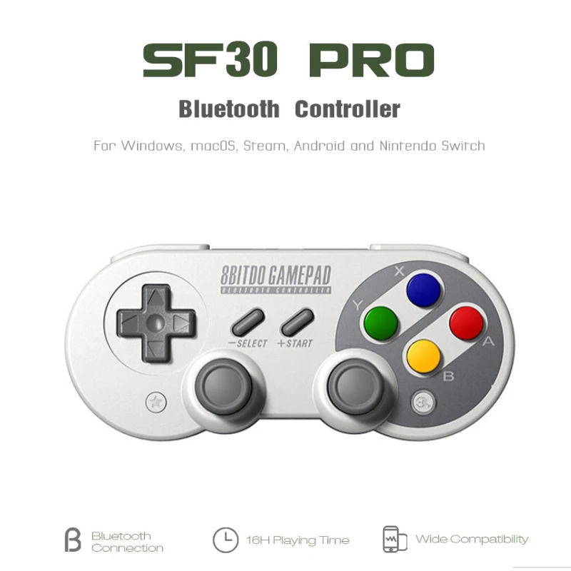 8bitdo SF30 Pro/SN30 Pro Беспроводной Bluetooth геймпад пульт дистанционного управления Джойстик для Nintendo Switch Windows Android Mac Паровая баня