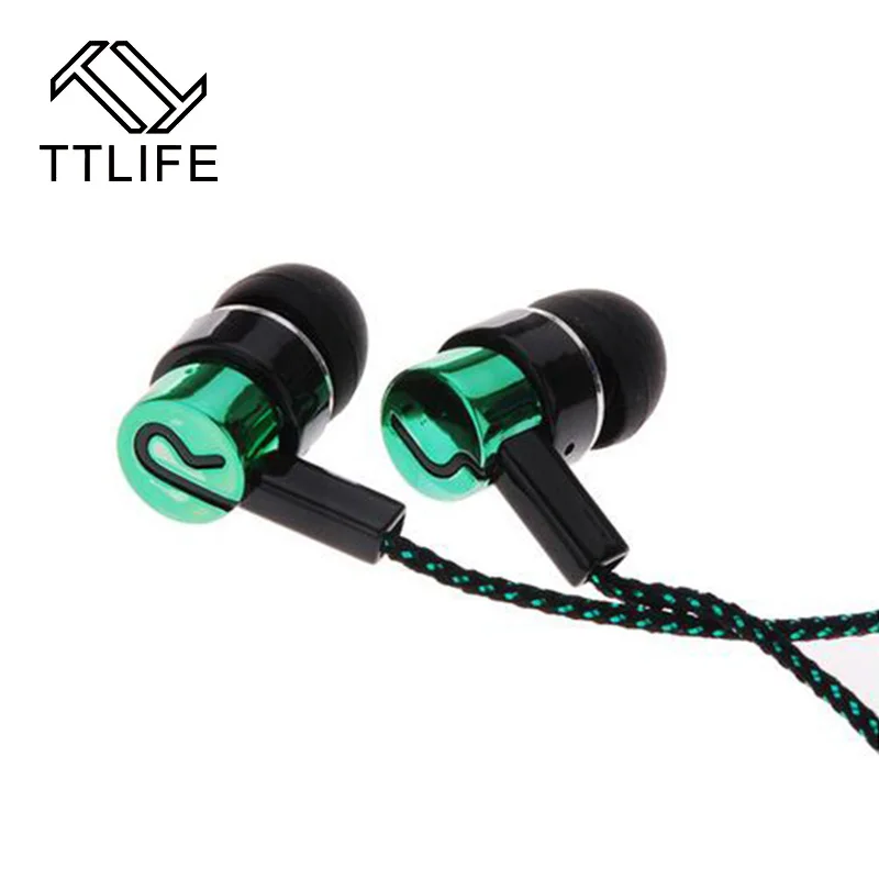 Original 00sxe TTLIFE Brand Hot Wired Earpiece Super Bass Earphones Clear Voice Earphone Metal In-Ear Earbuds For Smartphones PC |