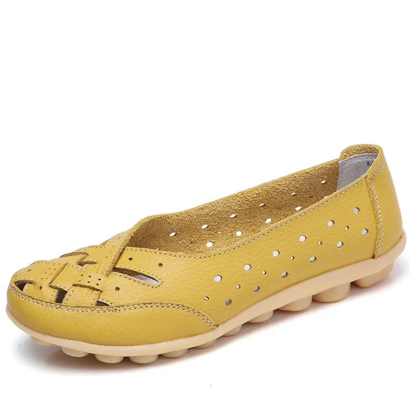 Women Leather Shoes Ballet Flats Casual Sandals Loafers