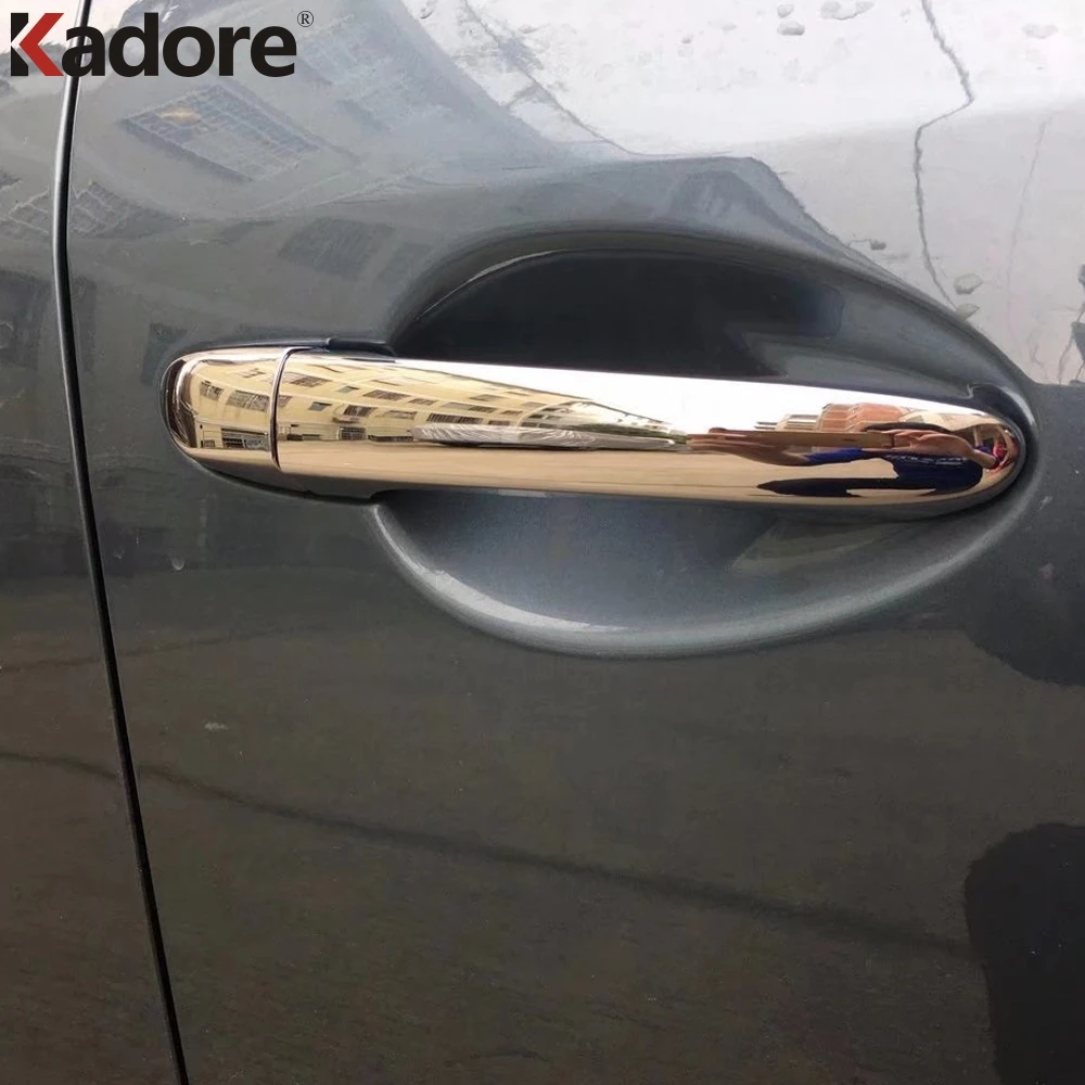 

For Mazda 2 DEMIO DJ Hatchback 2014-2018 ABS Chrome Side Door Handle Cover Handles Catch Sticker Trims Exterior Accessories