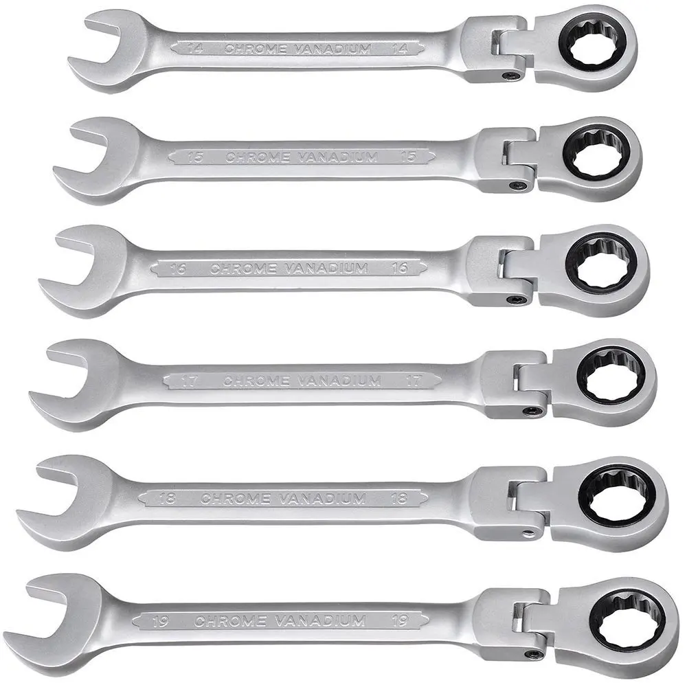 

HGhomeart 7/12PCS Petpig Spanners Set Tools Car Ratchet Set Wrenches Keys with A Ratchet Tool for Car Repair