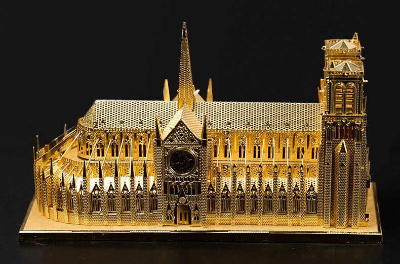 Notre Dame 3D взрослые головоломки ночные светильники светодиодные лампы свадебные украшения Новинка подарки мини красочные DIY спальня домашний декор статус