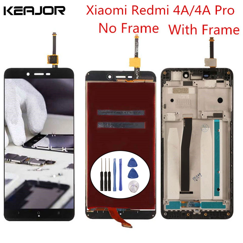

For Redmi 4A Lcd Screen 4A Pro Display Screen with frame 100% Tested Touch Screen Replacement for Xiaomi Redmi 4A Pro 5.0 inch