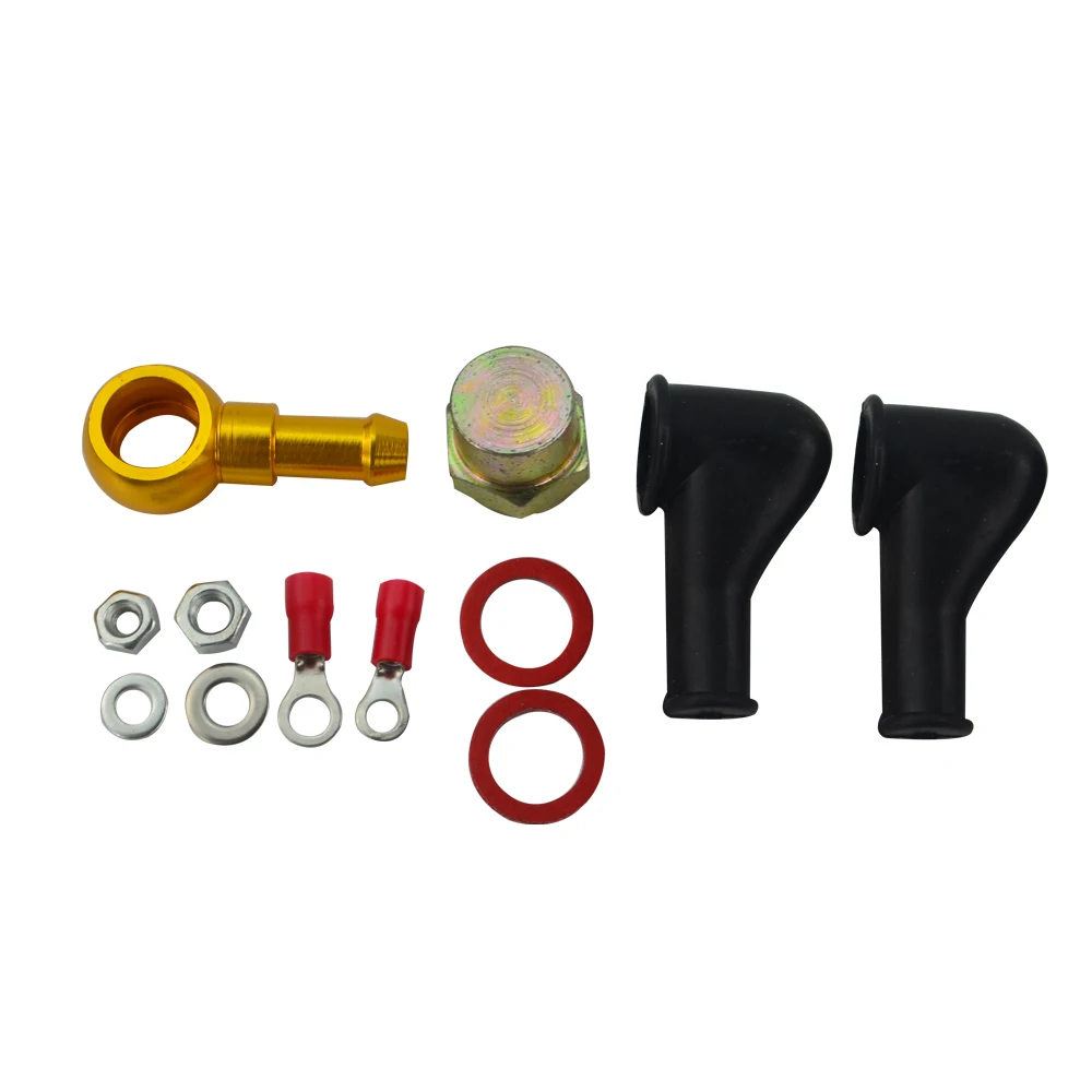 VR - 044 BANJO MONTAGEM DA BOMBA de COMBUSTÍVEL KIT ADAPTADOR de MANGUEIRA UNIÃO 8MM OUTLET CAUDA VR-FK046-4