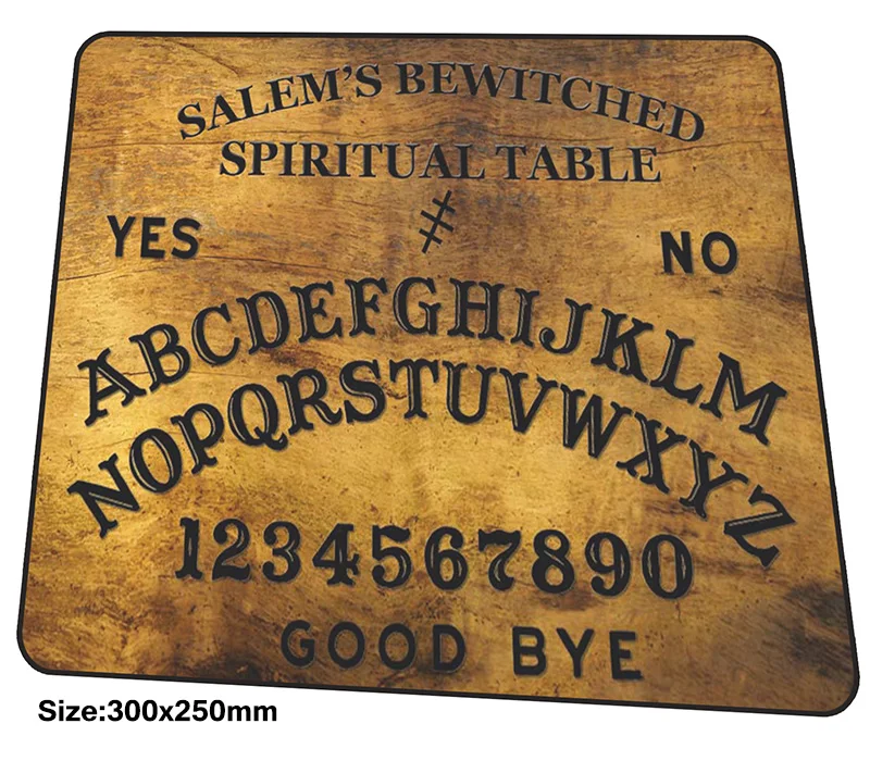 Ouija Настольный коврик для мыши 300x250x3 мм игровой большой геймерский самый дешевый