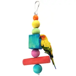 Misterolina комнатная птица, игрушка деревянный гнездо для попугая игрушки с бубенчиками для птиц Жевательная Зубы шлифовальные клетке висит