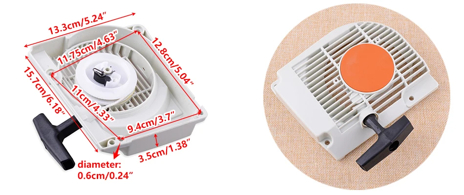 LETAOSK перемотка перемотки стартер, пригодный для бензопилы STIHL 029 MS290 039 MS390 ms310аксессуары