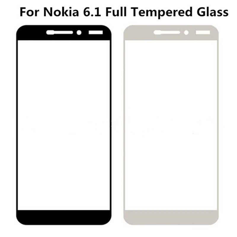 Закаленное стекло для Nokia 6 1 защита экрана полное покрытие Стекло телефона на 9H