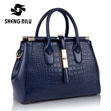 Hot Sales Shipping Free Cheap Women Bag Fashion Inclined Shoulder Bag Vintage 100% Genuine Leather Handbag