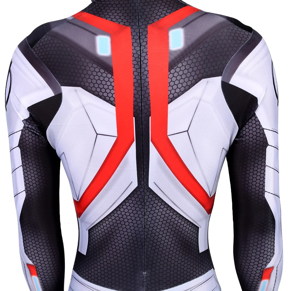 Avengers Endgame Quantum Realm Cosplay Costume Superhero Captain America Captain Marvel Bodysuit Suit Jumpsuits