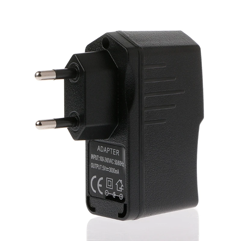 AC 100-240V DC 5V 3000mA USB Power Adapter Wall Charger Power Supply EU/US Plug