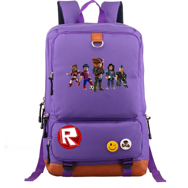Roblox Games Backpacks Teenage Girl Cartoon Backpack Student School Bag women laptop shoulders