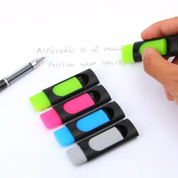

1pcs Ink Friction Eraser Candy Color Rubber Eraser Creative Stationery Kids Gift School Supplies For BallPoint Gel Pen