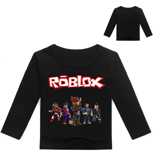 Us 789 Dlf 2 16y New Game Roblox T Shirt Kids Clothes Boys Tshirts Girls Long Sleeve Tops Sweatshirt Children T Shirts O Neck Clothing In T Shirts - 