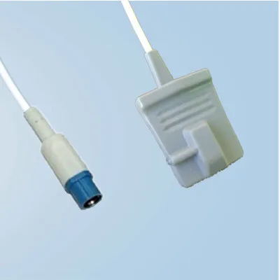 2-2.2DRAEGER 7 Pin Adult Silicone Soft tip SpO2 Sensor CK-S0133-22,L=3M