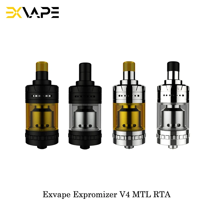 Электронная сигарета Exvape Expromizer V4 MTL RTA 23 мм Диаметр 2 мл Ёмкость один Головка