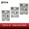 Бесплатная доставка SSR -10DA/25DA/40DA DC контроль AC SSR белый корпус Однофазное твердотельное реле ► Фото 1/6