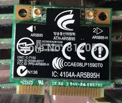 Ssea новый для Atheros AR9285 ar5b95 Половина Mini pci-e 802.11b/G/N Беспроводной карты для HP CQ50 CQ60 CQ40 CQ62 DV7 SPS 518436-001