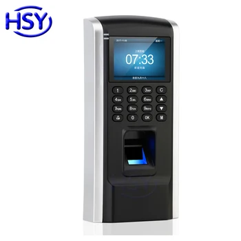 

HSY Biometric Fingerprint Access Control System RFID Card Keypad Standalone Single Door Controller and Time Attendance
