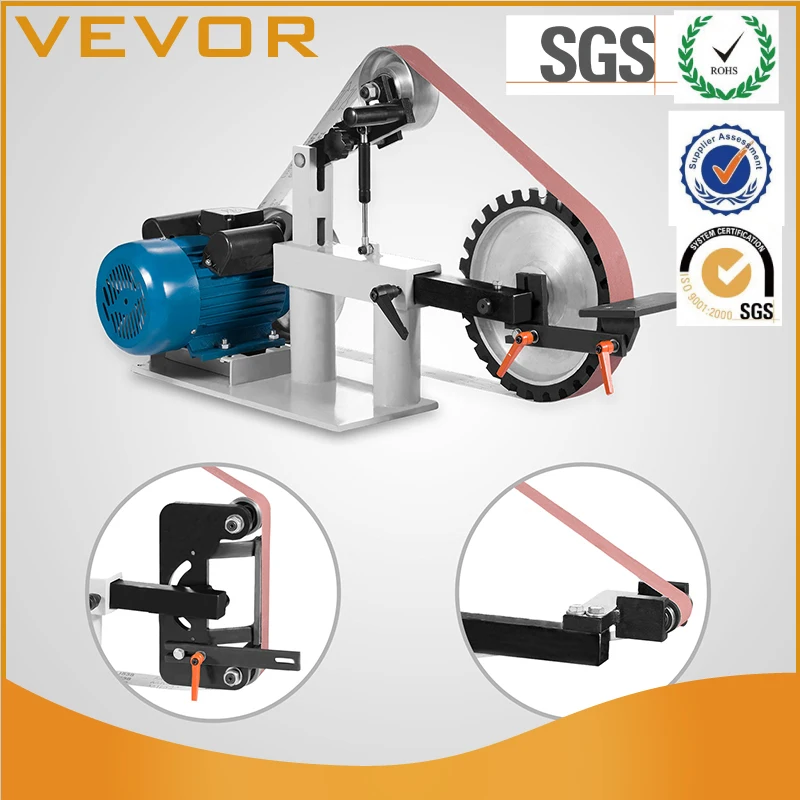 Ph 427X12 \колеса и плоская платформа инструмент отдыха 2 Hp 110 вольт ремень шлифовальный станок 2\ X 82 \2800r/мин Мясорубка постоянной скорости