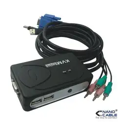 USB KVM 2 шт. с аудио