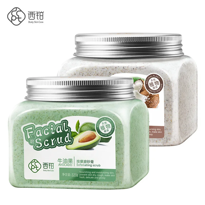 

CCPT 1 set=2 piece Body Exfoliator Scrub Cream For Exfoliating Whitening Brightening Peeling Cream Skin Care Women And Men