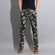 Мужские модные карандашный гаремный брюки удобные брюки карго промежность большие камуфляжные брюки