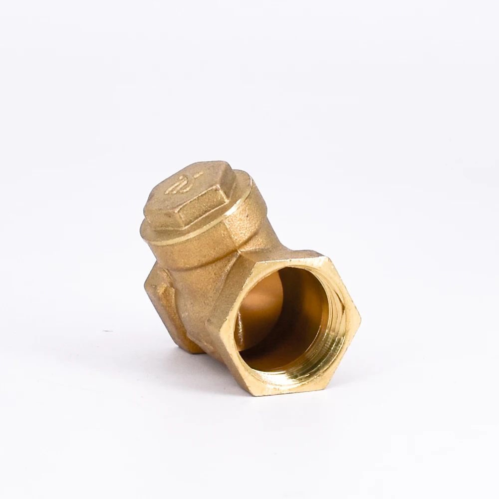 DN20 G3/" BSPP латунный обратный клапан с внутренней резьбой, односторонняя толщина 2,9 мм, длина 44 мм