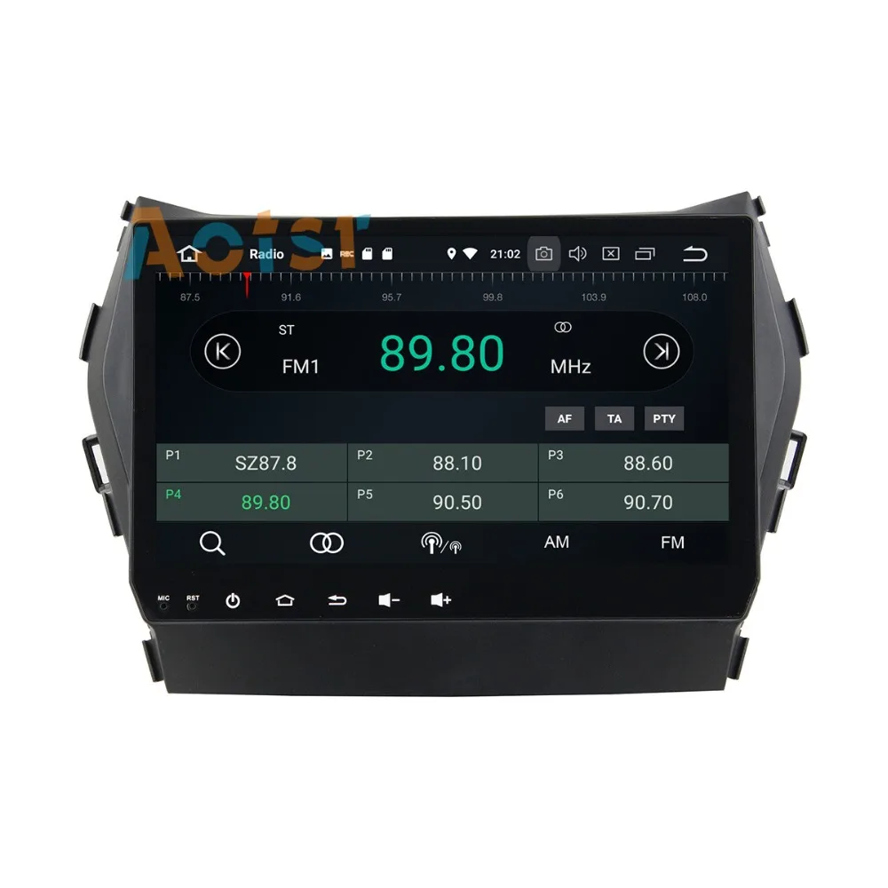 Top IPS Screen Android 8.0 4+32G Car multimedia dvd player head unit For Hyundai IX45 2014 2015 2016 GPS Navigation radio autostereo 5